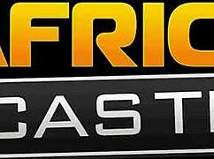 African Black Babe's Big Ass Casting Ends in Rough Interracial Dick Diffusion