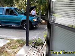 slutty housewife milf begs for more cock in every position