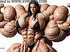 Pump Factory Triggers Huge Muscle Growth in Tall Bodybuilder Natasha