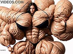 Pump Factory Triggers Huge Muscle Growth in Tall Bodybuilder Natasha