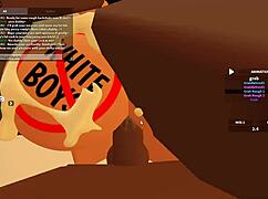 cute roblox whore bends over for bbc anal doggystyle then rides to rough orgasm