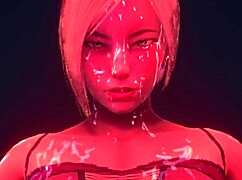 nelly gets gangbanged bent over doggystyle cums multiple times with tats