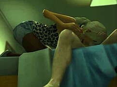 College Babe Bent Over Dorm Desk for GTA 5 Style Doggystyle Cowgirl Fuck