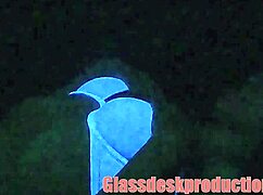 > black-light secret model interview hidden cam rough sofa spy