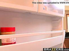 whoa check out kortney kane's big tits in uniform cooking up steamy vagina recipes with keiran lee!