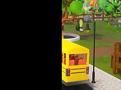 Bus Driver's Secret Dick-Sucking Ride with Young Passenger