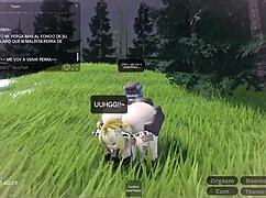 esta perra entro a mi bosque y termino siendo cojida i roblox con ese monster cock en su big ass