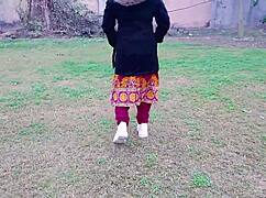 Found this horny jungle girl with big natural tits for rough pussy pounding!