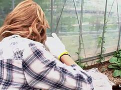 tanned japanese teen feels tricked into outdoor creampie by sneaky classmate