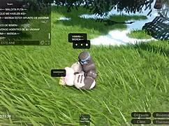 esta perra entro a mi bosque y termino siendo cojida i roblox con ese monster cock en su big ass