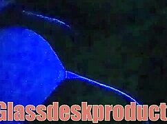 > black-light secret model interview hidden cam rough sofa spy