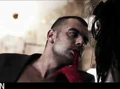 i crave that sensual brunette milf's anal dp in steamy threesome