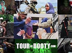 Muslim Prostitute Sucks American Soldier's Massive Dick Hardcore