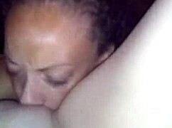 lucky man savors suggestive threesome with bbc pawg slut milf pussy licking dick sucking