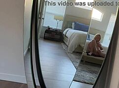 hubby pov catches muscular milf housewife swollen pussy clit vibrator orgasm