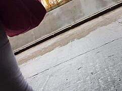 gostosa flashes big ass candidly on hidden bus cam