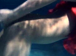 Lilia Mihalkova And Natalia Kupalka Dive Into Underwater Lesbian Play