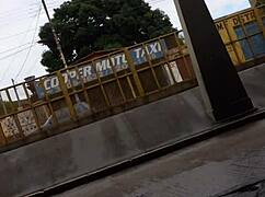 gostosa flashes big ass candidly on hidden bus cam