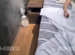 horny patient delivers quick bed cum relief fingering lick orgasm