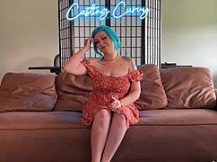 curvy tattooed real stepmom milf bends over big ass for doggystyle in pov casting interview