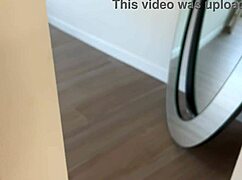 hubby pov catches muscular milf housewife swollen pussy clit vibrator orgasm