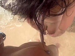 wild brazilian suruba orgy hits the beach with african latinas going all out