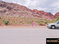 Big titty teen Rissa May gets picked up off street then pounded doggystyle hard