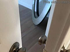 hubby pov catches muscular milf housewife swollen pussy clit vibrator orgasm