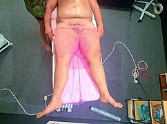 oops bed fall but she delivers that hot happy ending cum