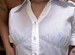 asian cutie spreads her legs for vibrator-induced squirting orgasms