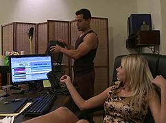 blonde shawna lenee's shaved pussy drips as unfaithful slut teases old cock