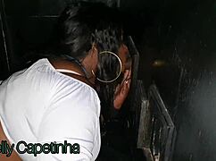 wanna get sucked come to my gloryhole cabin 😈🍆💦