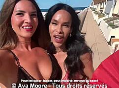 hard gangbang with stunning thai trans pounding everyone wildly