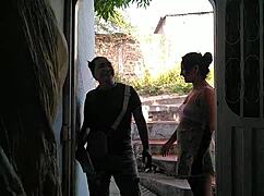 temu delivery no tip so i feed delivery guy my pussy to his tongue