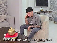 damn that sexy lawyer fucks the ex-con with his monster cock fees paid