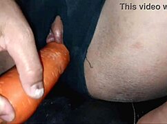 eighteen year old tinder babe takes massive facial from older stud