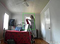 spy cam catches stepmom trying clothes then rubbing to orgasm