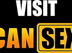 Petite ebony whore glows sucking balls in dark interracial action