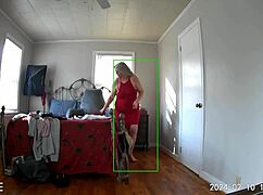 spy cam catches stepmom trying clothes then rubbing to orgasm