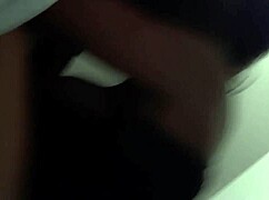 Secretly deepthroating and swallowing forbidden cock cum