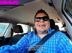 Young Latina Devil Casts Off Clothes From Car To Round Couch For Outdoor Creampie Ride