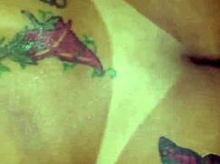 he couldn't hold back and flashed on the street