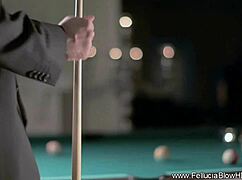 blonde milf casually sucks cock craving that cumshot facial