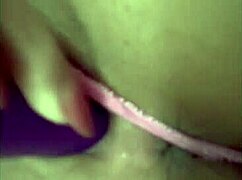 latina amateur teases her ass with favorite dildo solo play