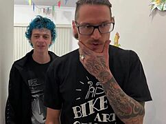 My boyfriend's friend pumps my pussy full of cum while he watches helplessly