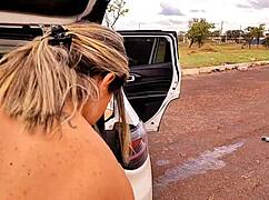 kinda forgot the interview part but damn i fucked luna oliveira's hot latina ass outdoors creampie on the road