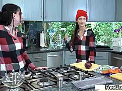 Riley Jean Serena Hill Violet Spice Thanksgiving Threesome