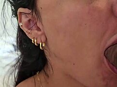 Kalena mitrak tempts naughty fan into bedroom fun