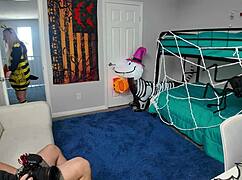 pawg blonde sneaks dick behind scenes with kallie taylor