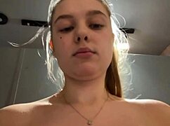 Blonde Teen Fingers Big Ass to Orgasm in Public Park!